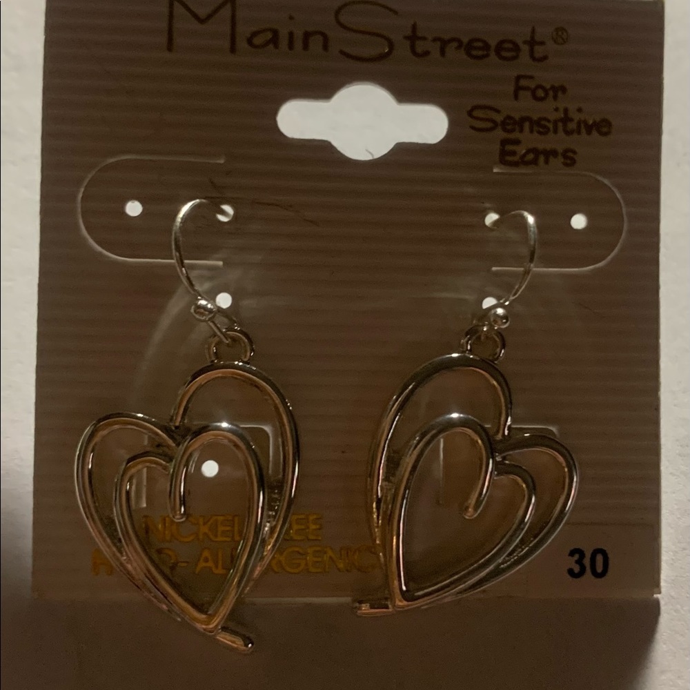 New Heart earrings